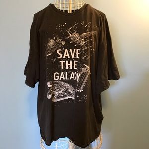 Star Wars Shirts - Star Wars Save The Galaxy Vintage Graphic Tee Star Wars Shirts - Star Wars Save The Galaxy Vintage Graphic Tee